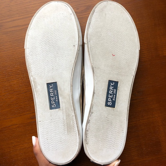 Gold Sperry Slip-Ons - Picture 7 of 8